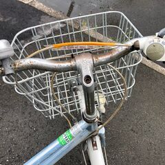 リサイクルショップどりーむ鹿大前店　No.299　自転車　シティサイクル　27インチ　エコチャリ番号21793Aの画像