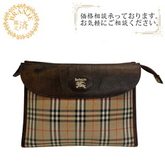 美品 1500 Burberry ミニクラッチバッグ ポーチ ノバチェック 美品 1500 Burberry ミニクラッチバッグ ポーチ ノバチェック ✨美品