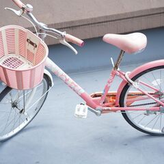 ジャンク品 ブリヂストン ジュニア向け自転車 エコパル 24インチの画像
