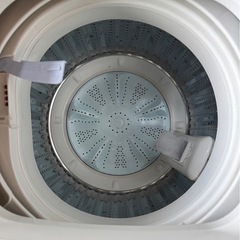G1503  ガラストップ　アクア　AQUA　縦型洗濯機　5kg 　2018年　の画像