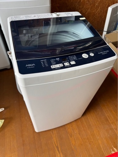 G1503  ガラストップ　アクア　AQUA　縦型洗濯機　5kg 　2018年