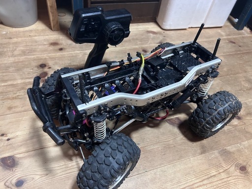 タミヤ CR-01 シャーシ サーボ ラジコン HPI TAMIYA アンプ 電動RC 受信機　完成品