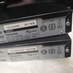 パナソニックレコーダー2台の画像