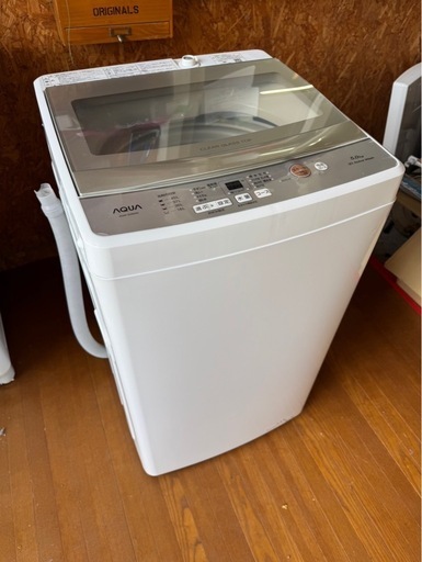 G1504 AQUA アクア　ガラストップ　縦型洗濯機　5kg 2022年