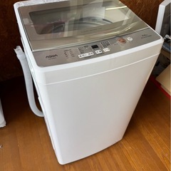 G1504 AQUA アクア　ガラストップ　縦型洗濯機　5kg ...