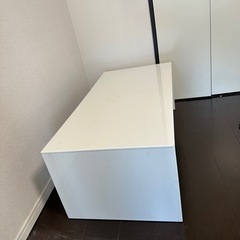 【取引決定】ホワイト　ローテーブルの画像