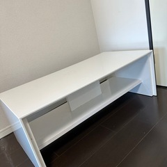 【取引決定】ホワイト　ローテーブルの画像