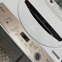 2023年　シャープ　洗濯機　6kg  美品の画像