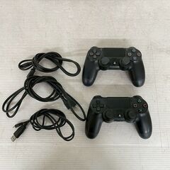 【SONY】PlayStation4 CUH-1000A 中古 プレステ4 ゲーム機 ブラック プレステ コントローラー2個セット 動作確認済 箱無し 500GB Y1891の画像