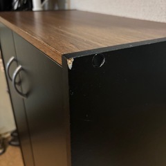 扉付き収納　50cm幅　可動棚 3段　ラック　キャビネットの画像