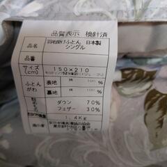 羽毛掛け布団の画像