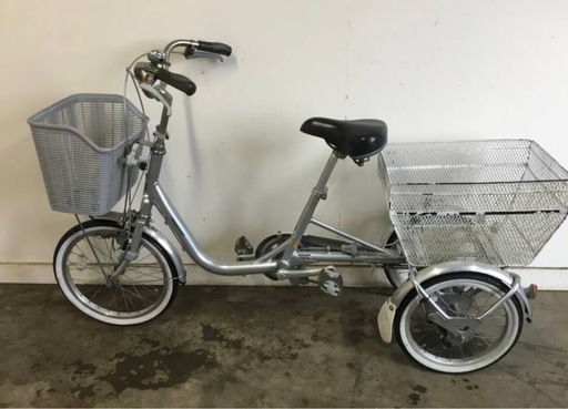 h-6△ q 岐阜発/ ブリジストン/ WAGON/ 大人用三輪自転車/ スイングあり/ 変速なし/ 走行確認/ 現状品/ R7.6/10 △