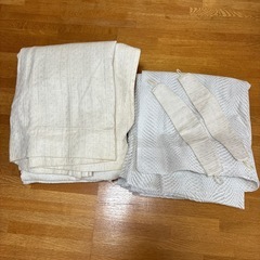 カーテン　生成り➕レースの画像