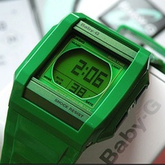 【新品タグ付ボックス付き】CASIOBaby-Gベイビーグリーン海外モデル腕時計の画像