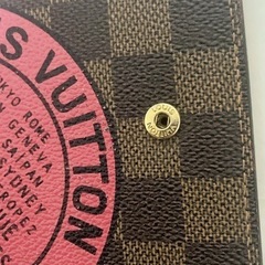 LOUIS VUITTON ルイヴィトン 希少品 手帳カバー アジェンダPM T＆B ロゴ R21040 ダミエキャンバス ブラウンの画像