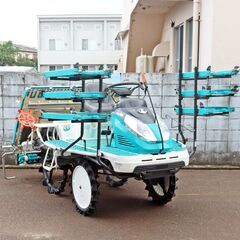 クボタ 田植機 5条植え NSU55 ウェルスター 低アワー63h 中古 美品 動作確認済 ガソリン ロータリー式 モンロー HST 倉庫保管の画像