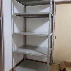 【配送します】 スチールラック 大型 棚板5枚 【配送無し2000円引き】の画像