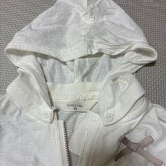 薄手アウター95cm フード外せますの画像