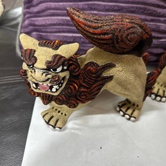 大獅子(横)ペアシーサーの画像