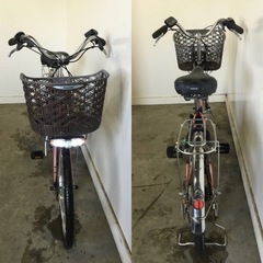 △ q 岐阜発/パナソニック/viviEX/電動アシスト自転車/24インチ/3段変速/バッテリー8Ah/充電器なし/走行確認/現状品/管14s/R7.5/3 △の画像