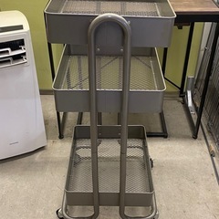 &　3段ラック　キャスター付きワゴン の画像