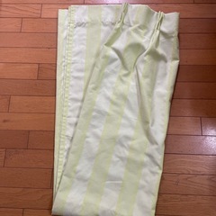 カーテン2枚／ライムの画像