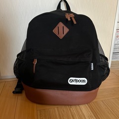 OUTDOOR ペットリュック メッシュタイプ ブラック 犬猫用 Lサイズの画像