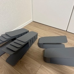 ニトリ　シューズスペーサー　グレー　６個セットの画像