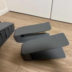 ニトリ　シューズスペーサー　グレー　６個セットの画像