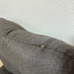 フロアソファ（グレー＆ブルー）無料で差し上げますの画像