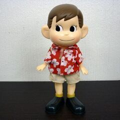 ☆不二家 スポーツポコちゃん人形 サーフィン ノベルティグッズ FUJIYA サーフボード付き 型紙付き フィギュア 札幌 北20条店の画像