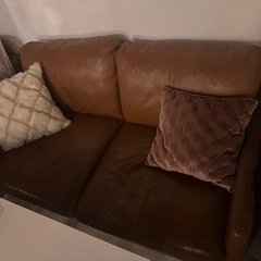 本革ソファの画像