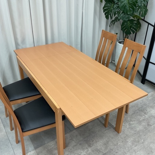 KG-13【新入荷 アウトレット品】リゾット 伸長式天板 ダイニング5点 KG-13【新入荷 アウトレット品】リゾット 伸長式天板 ダイニング5点