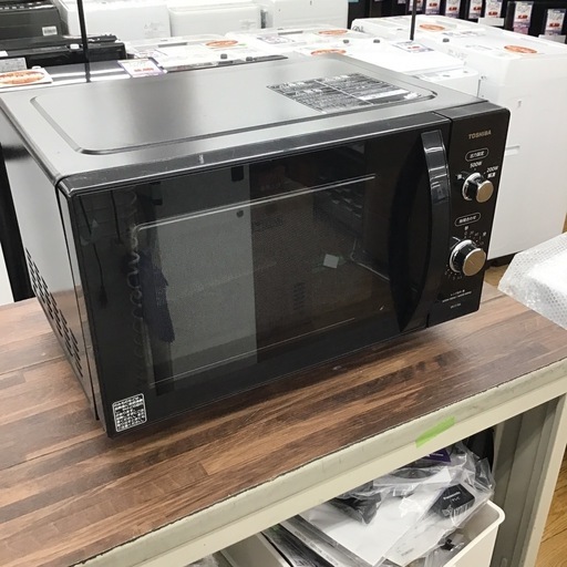 #G-28【ご来店頂ける方限定】TOSHIBAのフラット電子レンジです