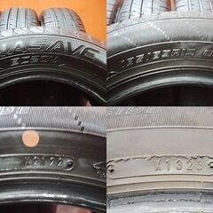 DUNLOP ENASAVE EC204 185/65R15 夏タイヤ 4本 22～23年製 バリ溝 ノート フリード イスト アクア プレミオ デミオ シエンタ等　(VTK215)の画像