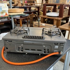 ☆値下げ☆T2507-215 Rinnai ガステーブル RTS-660GFTS-R 2012年製 動作確認済み LPガス用 キズ汚れサビ有りの画像