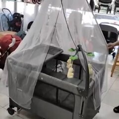 ベビーベッド（新生児〜2歳）ほぼ未使用 ¥5,000の画像
