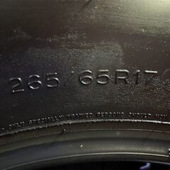 MICHELIN LATITUDE TOUR 265/65R17 17インチ 夏タイヤ 4本 20年製 バリ溝 ランクルプラド ハイラックスサーフ パジェロ等　(KTN450) の画像