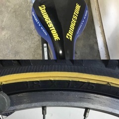 △ q 岐阜発/ ブリジストン/ CROSS FIRE/ 子供用自転車/ 18インチ/ キッズマウンテンバイク/変速なし/走行確認/現状品/ 管03s/ R7.7/11 △の画像