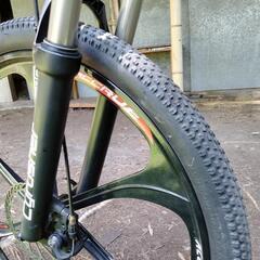 ☆【決まりました】新品に近い美品です！折りたたみ式フルサスペンションマウンテンバイクMTB  Cyrusher FR100 ☆の画像