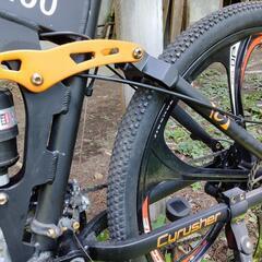 ☆【決まりました】新品に近い美品です！折りたたみ式フルサスペンションマウンテンバイクMTB  Cyrusher FR100 ☆の画像