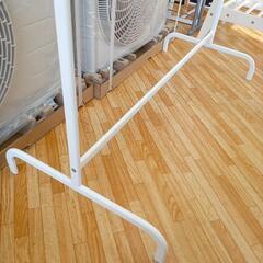 【リユースのサカイ八街店】★ジモティ割あり★ IKEA　ハンガーラック　ホワイト　クリーニング済　YJ6900の画像