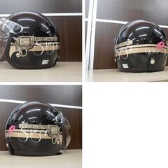 SUGAR RIDEZ STREET HELMETS レディースヘルメット RJ-305 ブラック 55~58㎝未満 苫小牧西店の画像