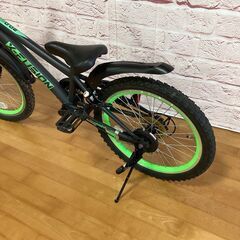 【小学生用】整備済中古自転車 ケント20型 X-ヒュージョン 身長115cm程度から 黒緑色 <自転車のオオムラ 静岡店>の画像