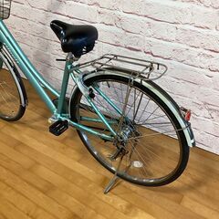 【大人用】整備済中古自転車 ブリヂストン 27型アルベルトL型 水色 <自転車のオオムラ 静岡店>の画像