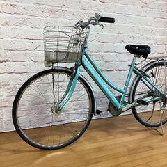 【大人用】整備済中古自転車 ブリヂストン 27型アルベルトL型 水色 <自転車のオオムラ 静岡店>の画像