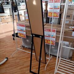 【リユースのサカイ八街店】★ジモティ割あり★ ミラー　姿見　ブラック　クリーニング済　YJ6903の画像