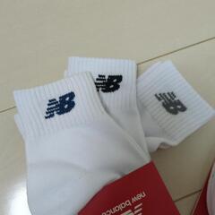 ニューバランス　靴下　白ソックス　25-27　6足セットの画像