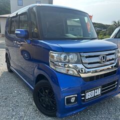 車検令和9年7月15日！２８年式！N-BOXカスタム！フルセグTV、ナビ、Bluetooth！Bカメラ！360°ドラレコ！両側Pスライドドア！乗って帰れます♪の画像