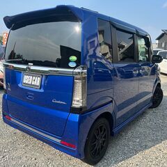 車検令和9年7月15日！２８年式！N-BOXカスタム！フルセグTV、ナビ、Bluetooth！Bカメラ！360°ドラレコ！両側Pスライドドア！乗って帰れます♪の画像